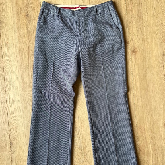 Banana Republic Blue Straight Leg Pants, Size 4P - Picture 4 of 4